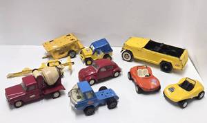Group of Vintage TONKA Metal Vehicles