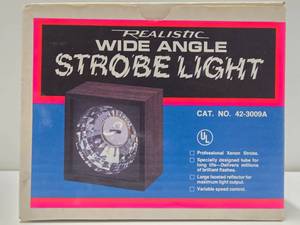 NOS Vintage Realistic Wide Angle Strobe Light