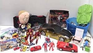 Estate Lot of Assorted Toys Action Figures etc