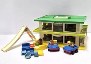 Vintage Little People Restaurant Playset wPeople&nbsp