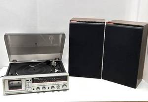Working Retro Vintage PANASONIC Stereo, Cassette &amp Turntable Music System Model SG-V11 wSpeakers