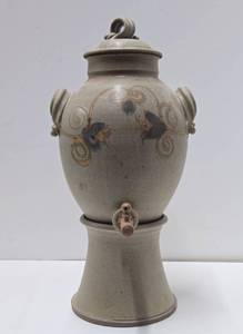 Larger Vintage Stoneware Pottery Wine Dispenser&nbsp