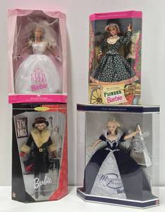 Lot of 4 Mint in Box Barbie Dolls #1