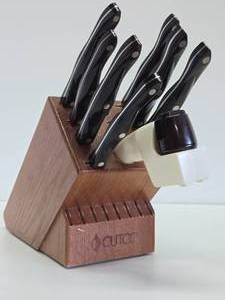 Quality Set of CUTCO Knives wCutco Knife Block