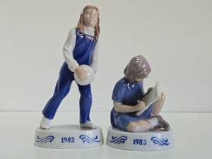 Pair of Bing &amp Grondahl Figurines
