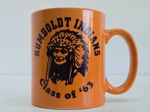 Vintage 1963 HUMBOLT Indians Ceramic Coffee Mug