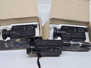 Lot of 3 Vintage MINOLTA Model XL-401 Video Cameras&nbsp