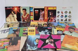 Collection of Vintage ELVIS Vinyl Records