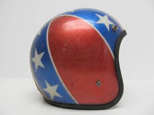 Very Cool Vintage Stars &amp Stripes Racing Helmet - Size L