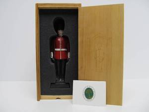 New in Box Cast Iron Grenadier Doorstop  Bookend
