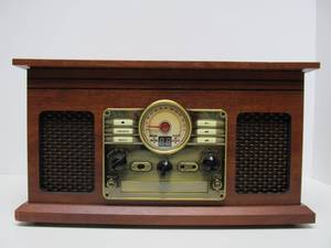 Unused VICTROLA Classic Entertainment System wTurntable Stereo CDTape Player