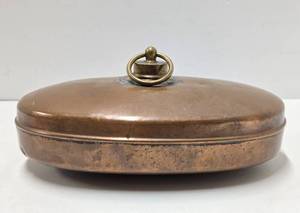 Antique Copper How Water Container  Bed Warmer
