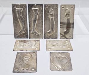 Group of Antique Victorian era Greek Orthodox Tamata Prayer or Offering Votives&nbsp