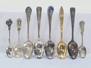 Antique Souvenir Spoons - Worlds Fair etc