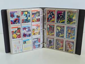 Album FULL of Marvel Super Heroes &amp Super Villains Trading Cards