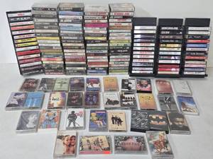 Large Estate Lot of Rock Pop &amp Country Music Cassette Tapes