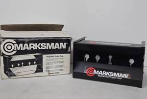 Like-New MARKSMAN Magnetic Metal Target Shooting Pellet Trap