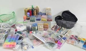 LARGE Lot of Beads &amp Jewelry Making Materials #1