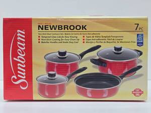 New Unused Sunbeam Newbrook Cookware Set