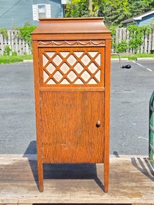 Very Nice Condition Working Antique Oak Pathe Freres Phonograph Model 75
