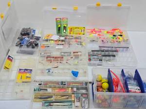 Excellent Large Lot of Brand New Fishing Items Tackle Supplies etc