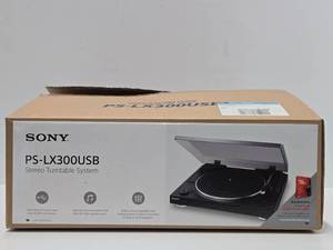 Working SONY Model PS-LX300USB Stereo Turntable System wBox