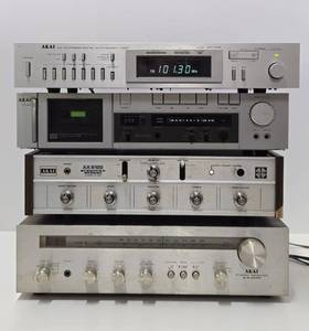 Great Looking Working Group of Vintage AKAI Stereo Equipment