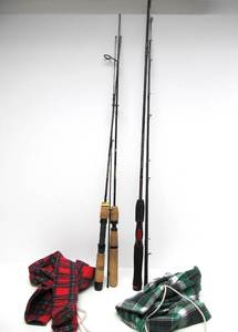 Lot of 3 Unused Fishing Poles - Rapala, Abu Garcia &amp Shakespeare