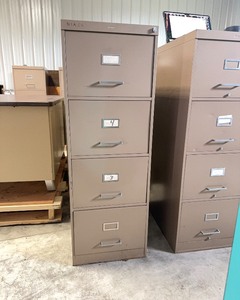 Four Drawer All Steel File Cabinet wkey