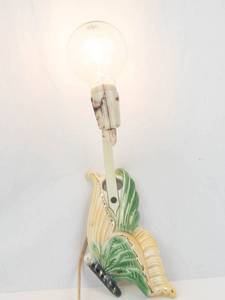 Ceramic Butterfly Wall Sconce With Corded Socket
