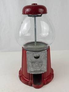 Red Gumball Machine Coin Bank