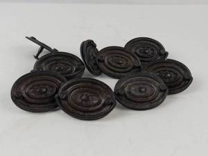 Ornate Metal Drawer Pulls (Lot of 8)