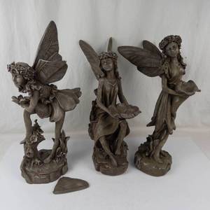 Fairy Statues Set of 3