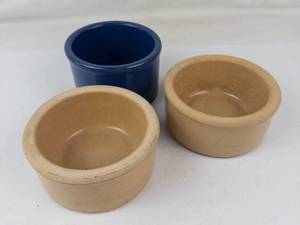 Vintage Roseville Stoneware Crocks (Lot of 3)