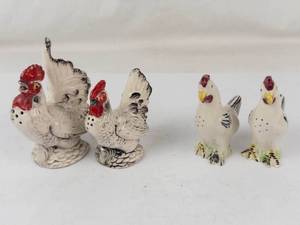 Blue Ridge Chicken Shakers and Rooster and Hen Shakers
