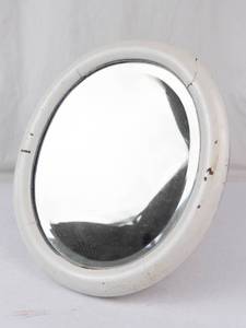 Vintage Mid-Century Wall Mirror With Metal Stand