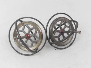 Metal Spinning Gyroscope Toys (Lot of 2)