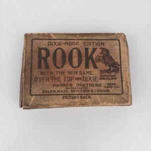 Collectable Antique Parker Brothers Dixie-Rook Edition Rook Card Game