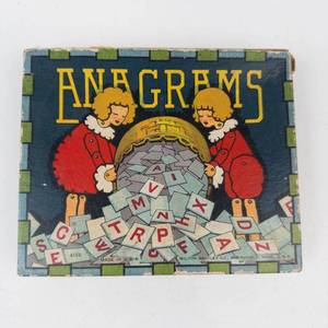 Vintage Milton Bradley Anagrams Game