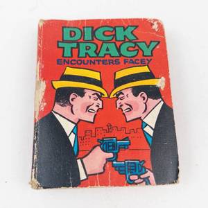 Vintage 1967 Whitman Big Little Book Dick Tracy Encounters Facey by Paul S. Newman