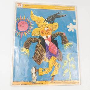 Scarecrow Preschool Frame-Tray Puzzle