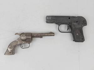 Vintage Hubley Smoky Cap Gun & Secret Agent Junior Toy Mixed Lot
