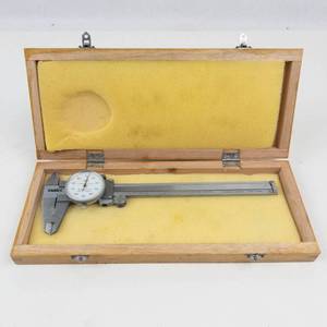 Smiec Dial Caliper in Wooden Case