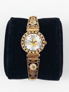 Minnesota Vikings Quartz Bracelet Watch - New Battery - Running