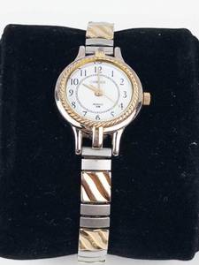 Carriage Quartz Two-Tone Wrist Watch - New Battery - Running
