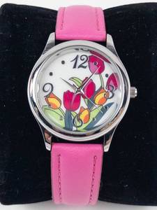 Floral Quartz Wrist Watch - Running, New Battery