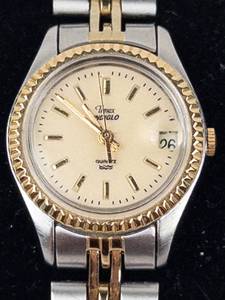 Timex Quartz Two-Tone Wristwatch - Running With New Battery