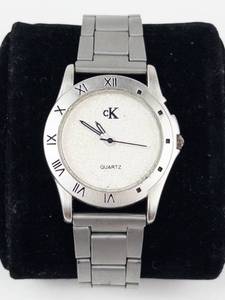 Calvin Klein cK Quartz Stainless Steel Watch - New Battery - Running