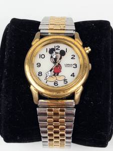 Lorus Mickey Mouse Quartz Watch - New Battery - Running