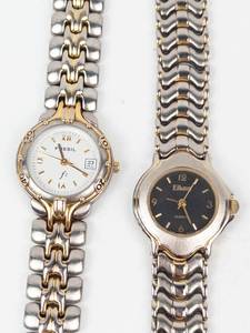 Fossil & Eiko Ladies Quartz Watches (Lot of 2) - New Batteries- Running